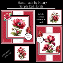 Simply Red Florals