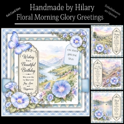 Floral Morning Glory Greetings