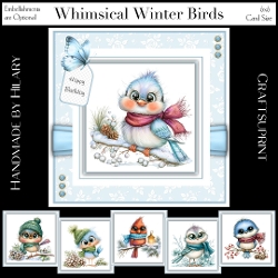 Whimsical Winter Birds