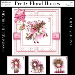 cup1464665_118824 - Pretty Floral Horses