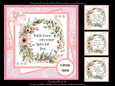 Springtime Florals #4 - 7x7 Square Card Mini-Kit