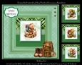 Trekking Ted - 7x7 Inch Square Card