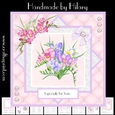 Fragrant Freesias (7x7 inch square card kit)