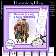 Long and Happy Relationship #3 (7x7 inch square card kit)