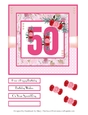 50th Birthday Quick Card - 7x7 inch square