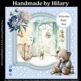 Baby Boy Nursery #1 (7x7 inch square card kit)