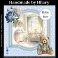 Baby Boy Nursery #2 (7x7 inch square card kit)