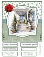 Christmas Porches 8x8 Quick Card #4