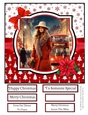 Christmas Shopping in London 8x8 Quick Card #1