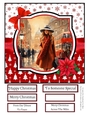 Christmas Shopping in London 8x8 Quick Card #3