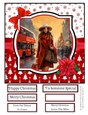 Christmas Shopping in London 8x8 Quick Card #5