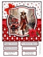 Christmas Shopping in London 8x8 Quick Card #7