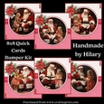 Santa Visits #2 8x8 Inch Quick Cards Bumper Kit 