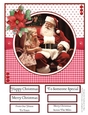 Santa Visits #2 8x8 Quick Card #2