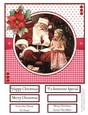Santa Visits #2 8x8 Quick Card #6