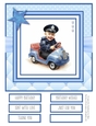 When I Grow Up I Want to be a Policeman 8x8 Quick Card #2