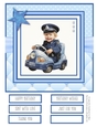 When I Grow Up I Want to be a Policeman 8x8 Quick Card #4