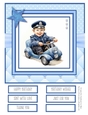 When I Grow Up I Want to be a Policeman 8x8 Quick Card #5