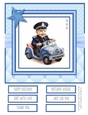 When I Grow Up I Want to be a Policeman 8x8 Quick Card #7