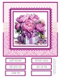Pink Peony Giftboxes  8x8 Quick Card #4