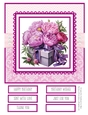 Pink Peony Giftboxes  8x8 Quick Card #6