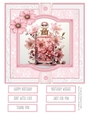 Pink Perfume 8x8 Quick Card #5