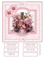 Pink Perfume 8x8 Quick Card #6