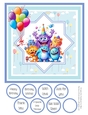 A Monstrous Birthday 8x8 Quick Card #1