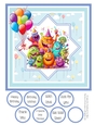 A Monstrous Birthday 8x8 Quick Card #3