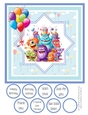 A Monstrous Birthday 8x8 Quick Card #5