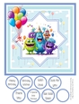 A Monstrous Birthday 8x8 Quick Card #6