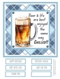 Chill out with a Beer #4 8x8 Quick Card