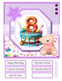 A Special Birthday Cake #8 8x8 Quick Card