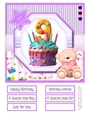 A Special Birthday Cake #9 8x8 Quick Card