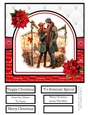 A Cosy Christmas Market #6 8x8 Quick Card