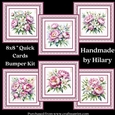 Peonies and Lilies 8x8 Inch Quick Card Bumper Kit