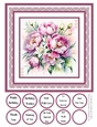 Peonies and Lilies 8x8 Quick Card #5