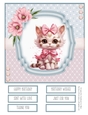 Cute Baby Kitty #4 8x8 Quick Card