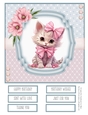 Cute Baby Kitty #5 8x8 Quick Card