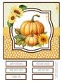 Autumn Days #2 8x8 Quick Card