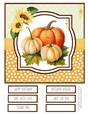 Autumn Days #5 8x8 Quick Card