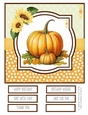Autumn Days #6 8x8 Quick Card