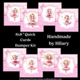 Christmas Fairies 8x8 Quick Card Bumper Kit
