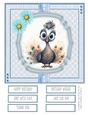 Baby Birds 8x8 Quick Cards #1