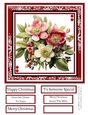 Christmas Hellebores 8x8 Quick Card #5