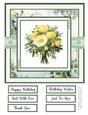 Elegant Blooms 8x8 Quick Card #4