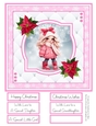 A Little Christmas Girl 8x8 Quick Card #6