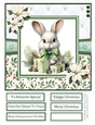 A Christmas Medley - Green #1 8x8 Quick Card Design 4