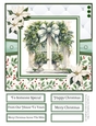 A Christmas Medley - Green #1 8x8 Quick Card Design 6