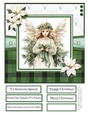 A Christmas Medley - Green #2 8x8 Quick Card Design 2
